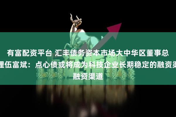 有富配资平台 汇丰债务资本市场大中华区董事总经理伍富斌：点心债或将成为科技企业长期稳定的融资渠道